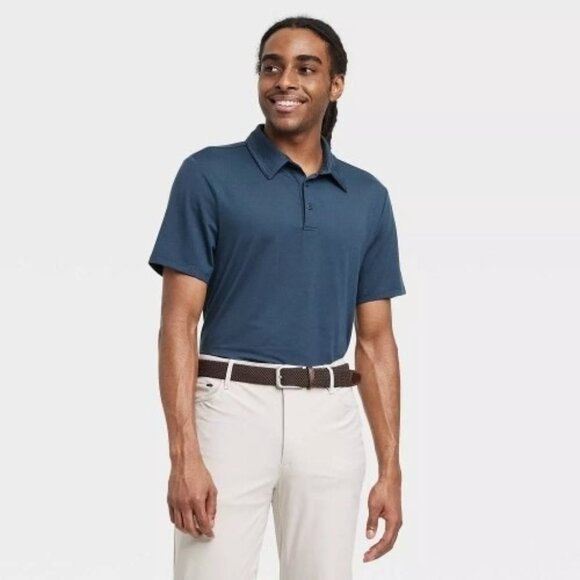 Mens Blue All In‎ Motion Jersy Polo Size XXL - Picture 1 of 1